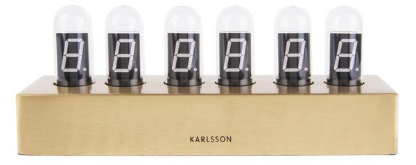 Stolní hodiny Cathode Karlsson (Barva - zlatá)
