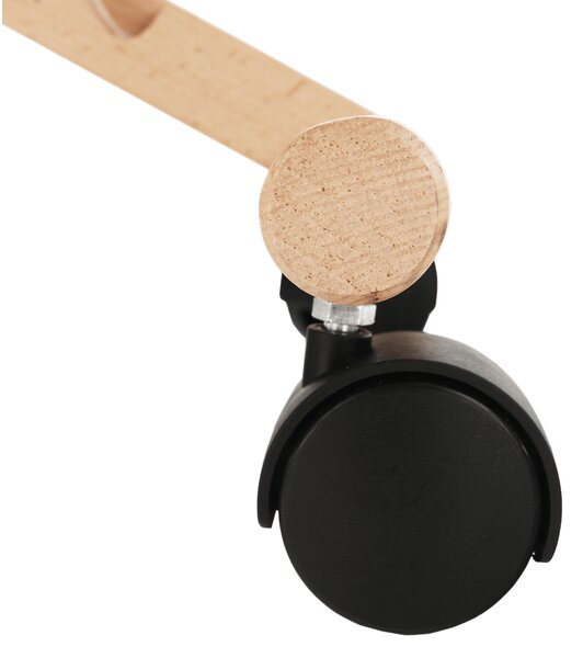KONDELA Ergonomická klekačka, krémová/buk, GROCO
