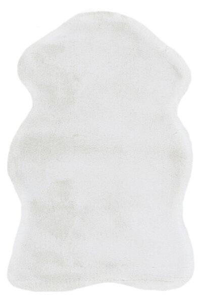 KOŽEŠINOVÝ KOBEREC, 60/90 cm, bílá - Online Only koberce & rohožky, Online Only