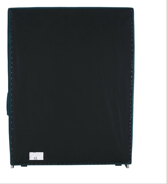 KONDELA Boxspringová postel, jednolůžko, zelená, 90x200, pravá, SAFRA