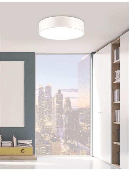 Nova Luce Stropní svítidlo FINEZZA, 50cm, E27 3x12 W Barva: Šedá