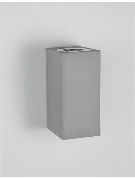 Nova Luce Venkovní nástěnné svítidlo FUENTO, GU10 2x7W IP65 Barva: Šedá