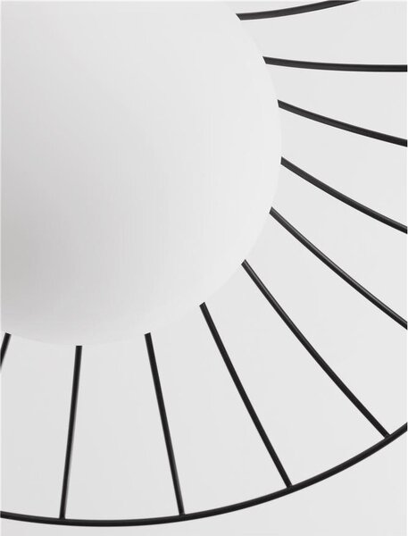Nova Luce Závěsné svítidlo FLY, E27 1x12W Barva: Černá
