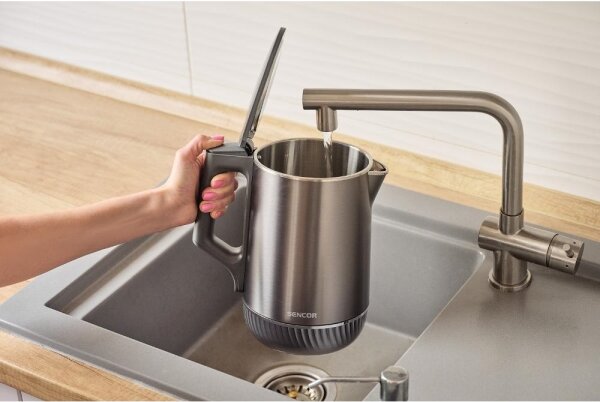Sencor - Rychlovarná konvice s termoregulací 1,7 l 1800W/230V nerez