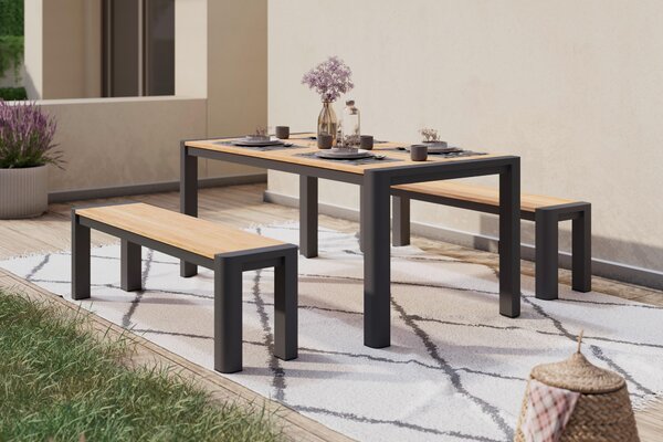 ZAHRADNÍ SESTAVA dřevo, kov Ambia Garden - Online Only zahradní nábytek, Online Only