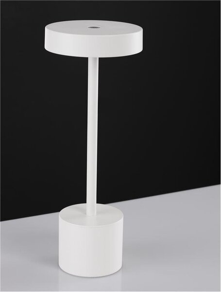 Nova Luce Venkovní stolní lampa FUMO, LED 2W 3000K 163st. IP54 vypínač na těle / USB kabel Barva: Černá