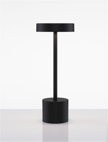 Nova Luce Venkovní stolní lampa FUMO, LED 2W 3000K 163st. IP54 vypínač na těle / USB kabel Barva: Černá
