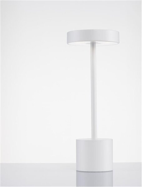 Nova Luce Venkovní stolní lampa FUMO, LED 2W 3000K 163st. IP54 vypínač na těle / USB kabel Barva: Černá