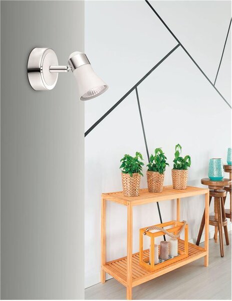 Nova Luce Bodové svítidlo GALERIA, GU10 1x10W Barva: Nikl