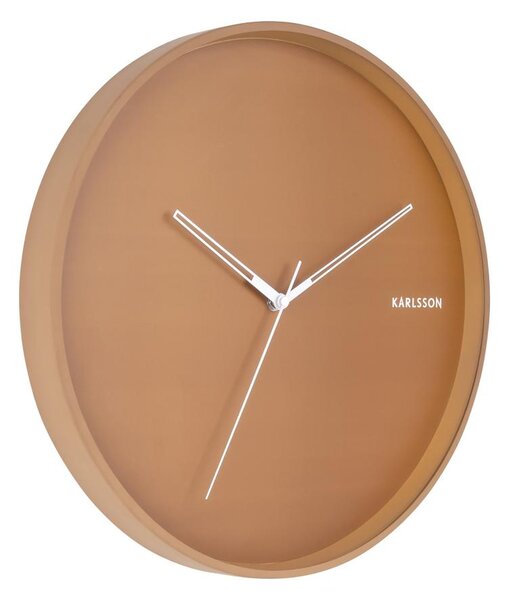 Nástěnné hodiny Hue 40 cm Karlsson (Barva - hnědá (karamelová))