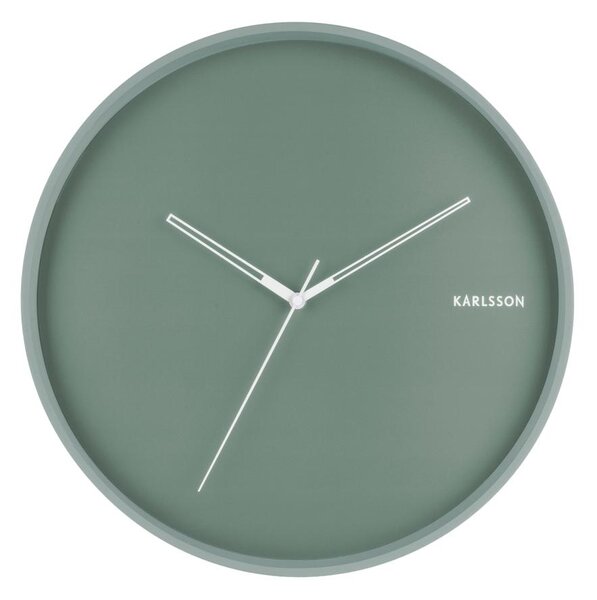 Nástěnné hodiny Hue 40 cm Karlsson (Barva - zelená)