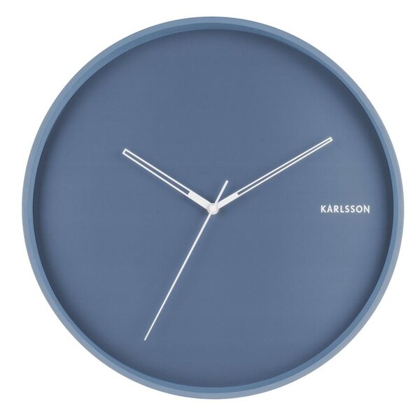 Nástěnné hodiny Hue 40 cm Karlsson (Barva - modrá)