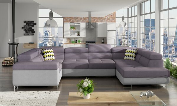 Eltap sedací souprava LETTO, rozkládací, rohová, polohovatelné záhlavníky + potahový materiál: basic, roh: pravý