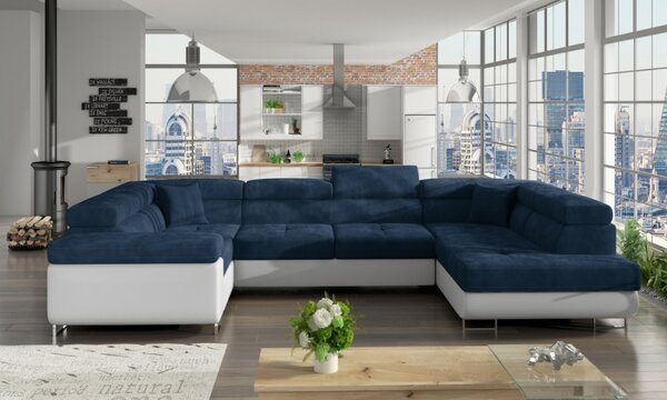 Eltap sedací souprava LETTO, rozkládací, rohová, polohovatelné záhlavníky + potahový materiál: basic, roh: pravý