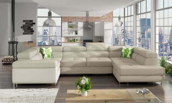 Eltap sedací souprava LETTO, rozkládací, rohová, polohovatelné záhlavníky + potahový materiál: basic, roh: pravý
