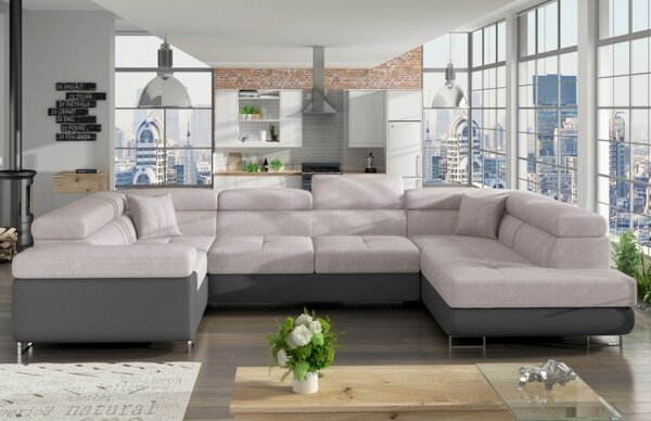 Eltap sedací souprava LETTO, rozkládací, rohová, polohovatelné záhlavníky + potahový materiál: basic, roh: pravý