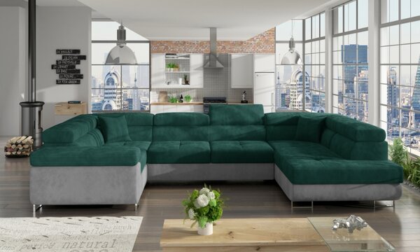 Eltap sedací souprava LETTO, rozkládací, rohová, polohovatelné záhlavníky + potahový materiál: basic, roh: pravý
