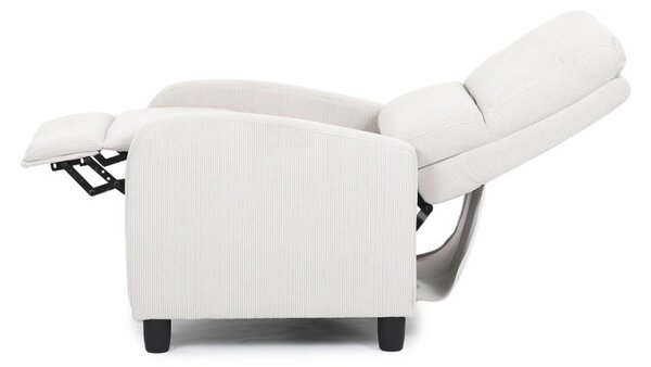 Relaxační polohovací TV křeslo LAROS — manšester, béžová