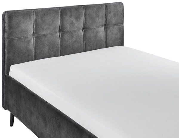 ČALOUNĚNÁ POSTEL, 140/200 cm antracitová MID.YOU - Jednolůžkové postele, Online Only