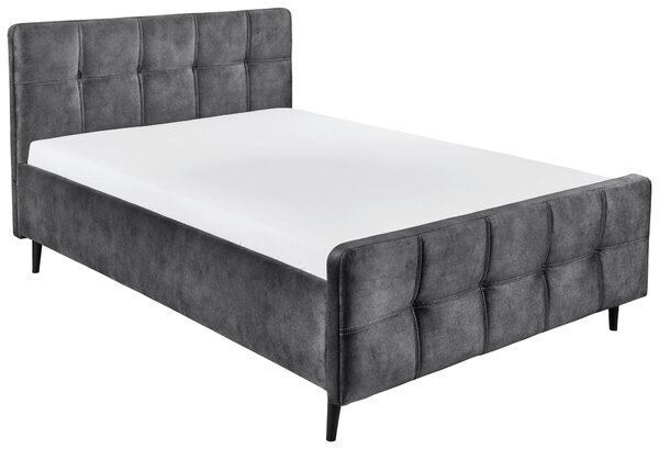 ČALOUNĚNÁ POSTEL, 140/200 cm antracitová MID.YOU - Jednolůžkové postele, Online Only