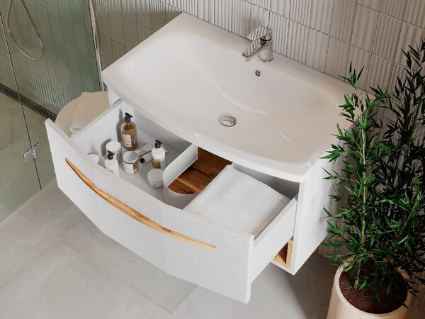 Lavedo Stellantis White 80 koupelnová skříňka s umyvadlem