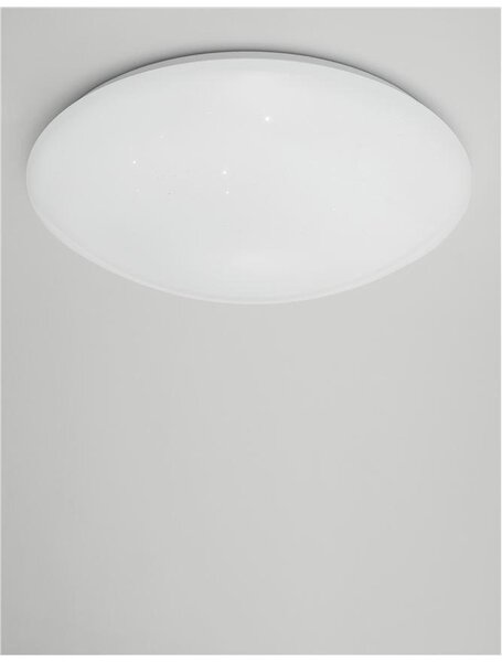 Nova Luce Stropní svítidlo ASTERION bílá akrylový difuzor LED 2x24W 3000K-4000K-5500K stmívatelné