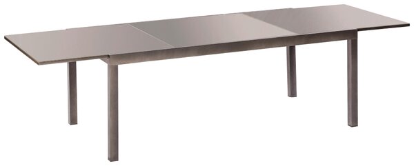 ZAHRADNÍ STŮL, kov, sklo, 150-220/90/75 cm Gardenson - Online Only zahradní nábytek, Online Only