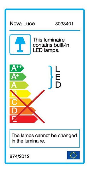 Nova Luce Venkovní zapuštěné svítidlo do země BANG bílá hliník LED 1W 3V 3000K IP67