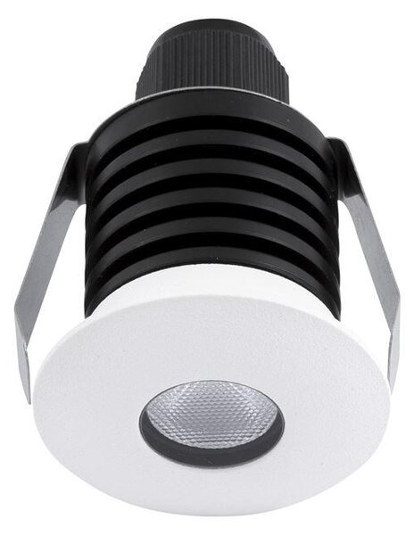Nova Luce Venkovní zapuštěné svítidlo do země BANG bílá hliník LED 1W 3V 3000K IP67