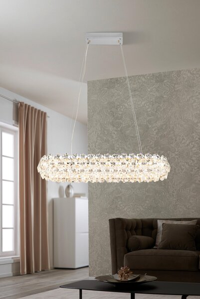 ZÁVĚSNÉ LED SVÍTIDLO, 85/30/150 cm Glandor - Závěsná světla