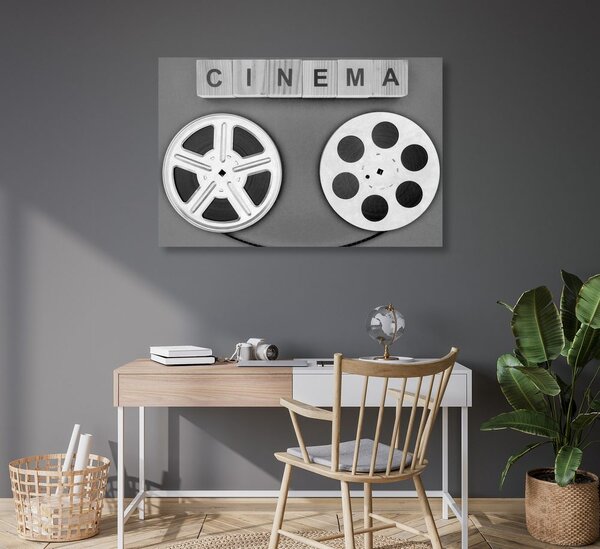 Obraz filmová páska v černobílém provedení