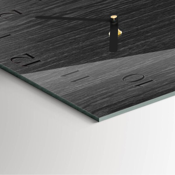 Skleněné hodiny na stěnu Dřevo zskc-30x30-00182766
