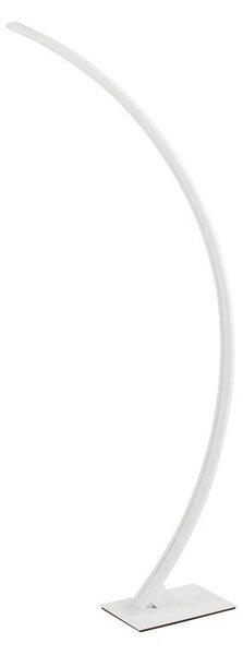 Nova Luce Stojací lampa BRETON bílá hliník a akryl LED 40W 3000K stmívatelné