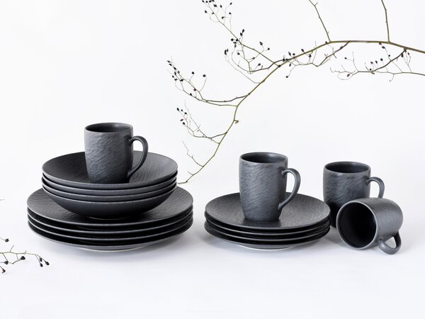 KOMBINOVANÁ SOUPRAVA, 16dílné, kamenina Creatable - Online Only nádobí, Online Only