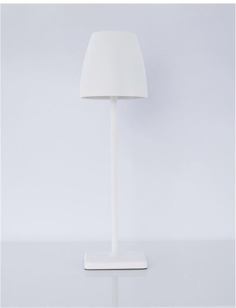Nova Luce Venkovní stolní lampa COLT, LED 2W 3000K IP54 62st. 5V DC vypínač na těle USB kabel stmívatelné