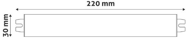 Trafo - Prémiový voděodolný LED napájecí zdroj 12V 30W 2,5A IP67