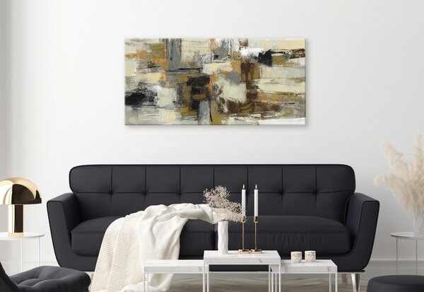 MALBA NA PLÁTNĚ, abstraktní, 115/55 cm Euroart - Obrazy na plátně