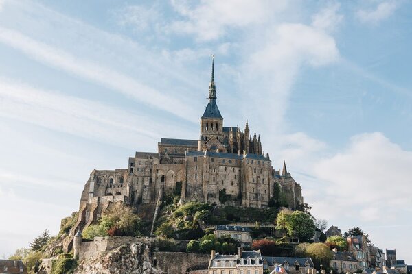 Obraz opatství Mont-Saint-Michel