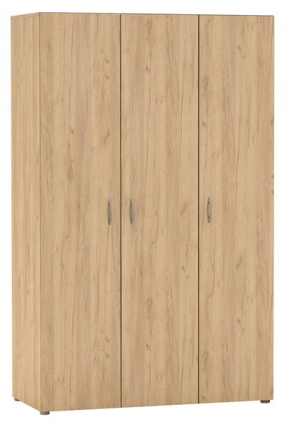 KONDELA Skříň, třídveřová, dub craft zlatý, RAMSA 3