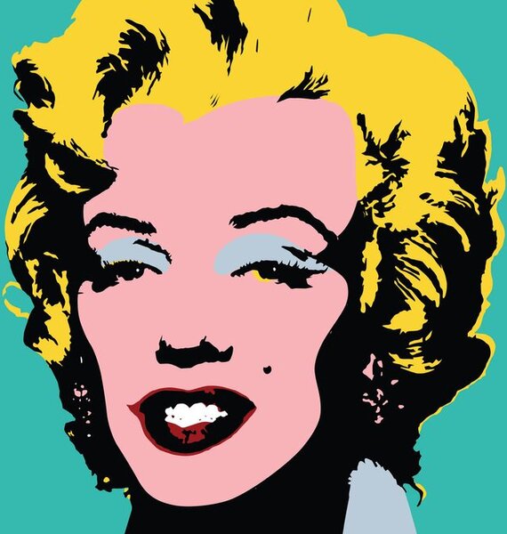 Obraz ikonická Marilyn Monroe v pop art designu
