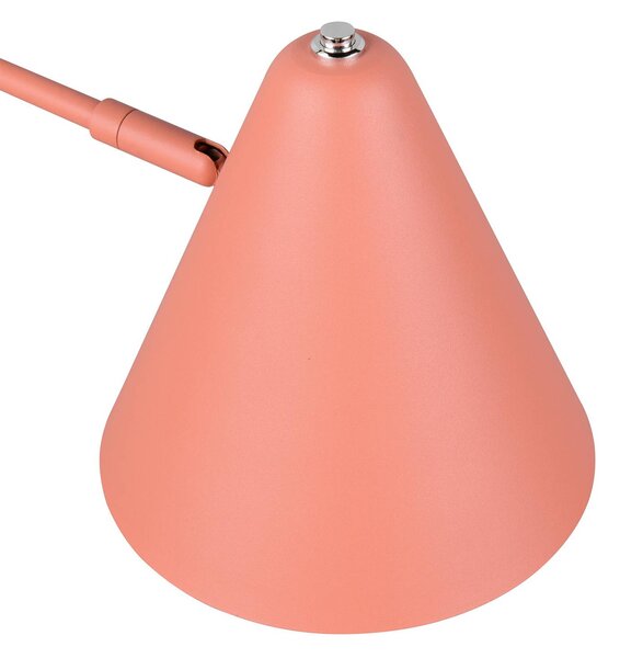 Trio Lighting Stolní lampa Cosima, meruňková, výška 50 cm, kov, Žlutá / oranžová, Obývací pokoj / jídelna, kov, Moderní
