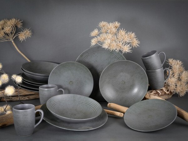 KOMBINOVANÁ SOUPRAVA, 16dílné, kamenina Creatable - Online Only nádobí, Online Only