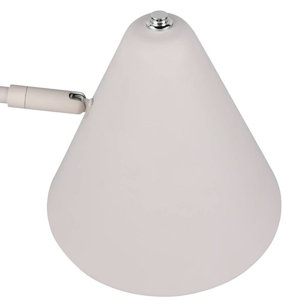Trio Lighting Stolní lampa Cosima, světle šedá, výška 50 cm, kov, Hliník / šedá / zinek, Obývací pokoj / jídelna, kov, Moderní