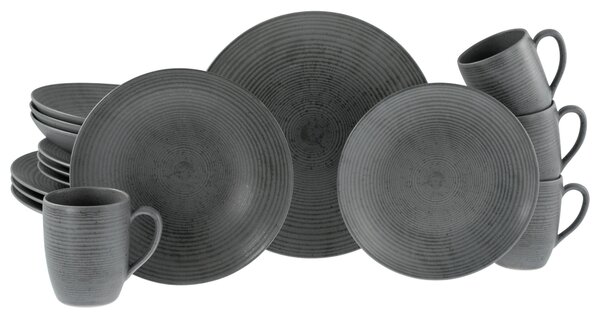 KOMBINOVANÁ SOUPRAVA, 16dílné, kamenina Creatable - Online Only nádobí, Online Only