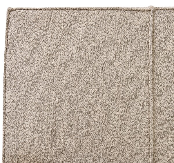 Postel Buklé MIRANDE 160 x 200 cm Taupe