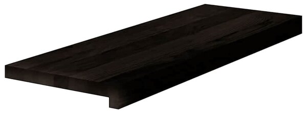 Nášlapy na schody 12 ks hnědo-černé 70x25x2 cm masivní dub