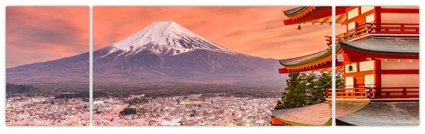 Obraz - Fujiyoshida, Japonsko (170x50 cm)