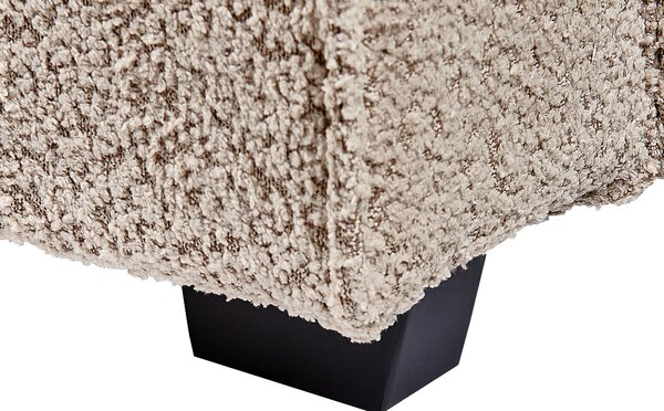 Postel Buklé MIRANDE 160 x 200 cm Taupe