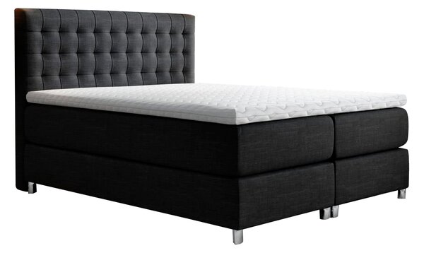 Čalouněná postel RIVERA + topper, 120x200, inari 100