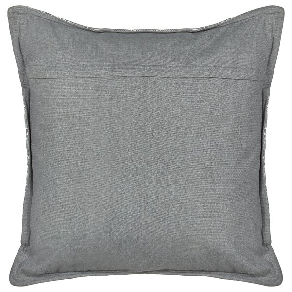 Sada 2 dekorativních polštářů HOYA Bavlna 45 x 45 cm Šedá Geometrický vzor
